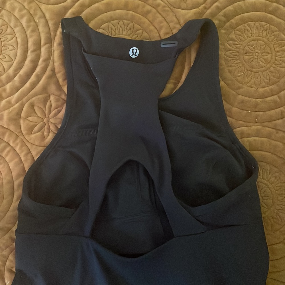 LULULEMON BLACK RACER TANK - Picture 3 of 3